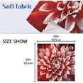 thumbnail image 6 of GZHJMY Cloth Napkin Dahlia Kitchen Dining Table Decor for Family Gathering Dinner Napkin Festive Holiday Seasonal Gift Winter Spring Summer Autumn 4 Pack 20" × 20", 6 of 6