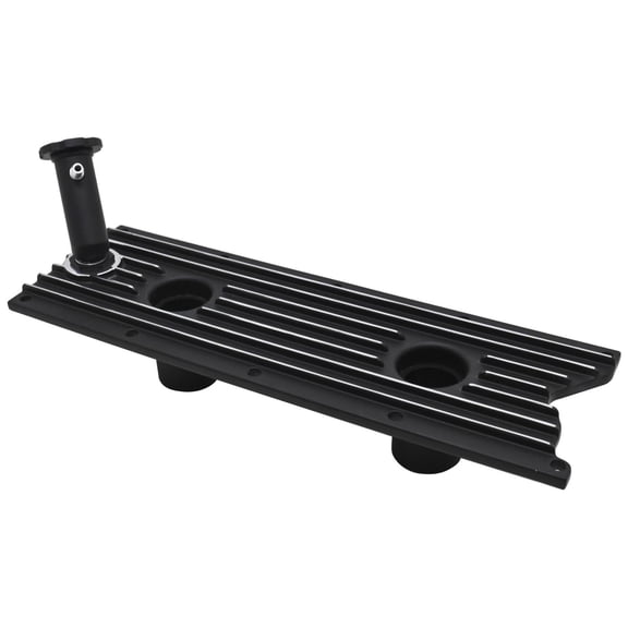 LS Series Engine Valley Plate with Knock Sensor Tube, Black