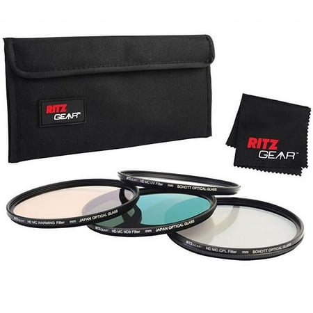 Image of Ritz Gear™ 67mm Premium HD MC Super Slim Lens Filter Set (UV CPL ND9 Warming) With SCHOTT OPTICAL GLASS