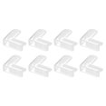 thumbnail image 1 of 8 Pack Soft Corner Protector, PVC Furniture Proofing Bumper Cushion Corner Guards Edge, 40x15mm, Clear, 1 of 7