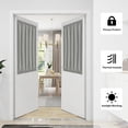 thumbnail image 4 of Cortinas Opacas para Puerta Color Gris Claro 132x102 cm 1 pieza, 4 of 7