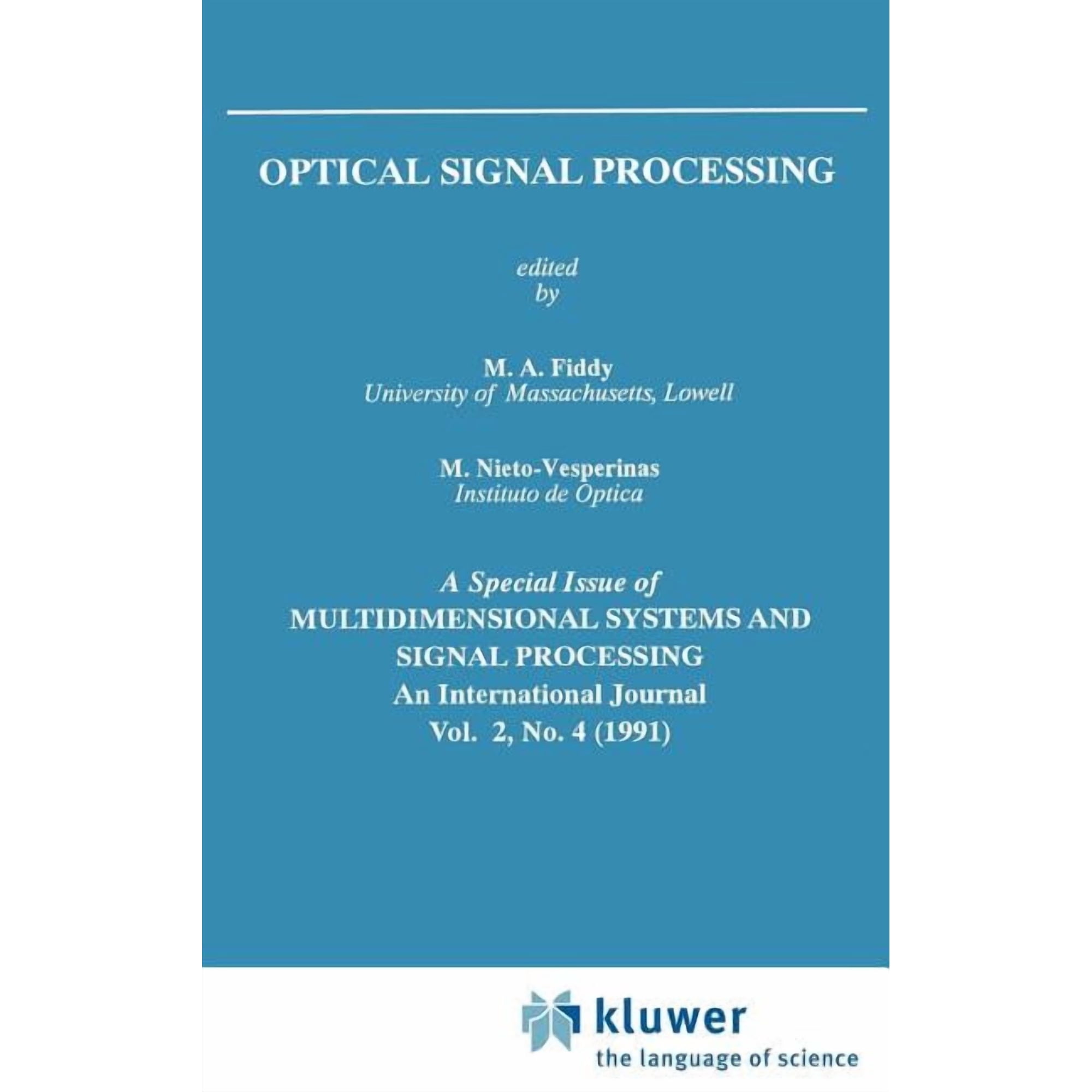 The Springer International Engineering a Optical Signal Processing, Book 153, (Hardcover)