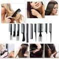 thumbnail image 3 of 10 Peines Profesionales de Peluquería, Juego de Peinillos Antiestáticos para Cabello, Peinar, Teñir y Estilismo, 3 of 4