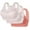 Orange2, variant on 3 Pack Women's Wireless Comfortable Bras Wireless Soft Breathable Lace Wide Strap Bra Seamless Full Coverage Bras