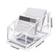 thumbnail image 3 of Caja Portatarjetas De Visita, Acrílico Transparente, Organizador Apilable, Para Exhibir Y Guardar Tarjetas, Para Escritorio De Oficina Y Uso Doméstico, Transparente, 3 of 9