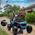 thumbnail image 6 of Yesfashion Kids 12V Ride on UTV Car, Licensed Can-Am Electric Off-Road Car,2x35W Motors Electric Ride on Truck Car w/Remote Control,Large Seat,EVA Tires, Spring Suspension, Ride on Toys, 6 of 7