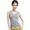 Gray, variant on Women Summer Sleeveless Scoop Neck Basic for Tank Top Simple Solid Color Racerback Casual Slim Vest Inside Wear Bottoming Camisole Underwear S-3XL