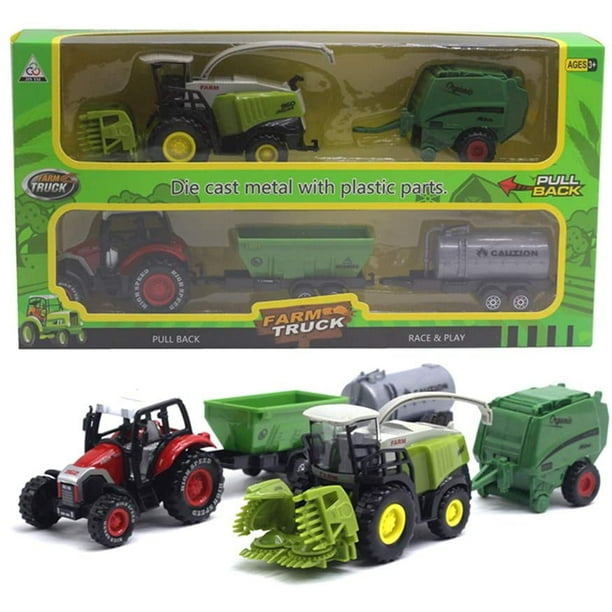 Jouets pour enfants Tracteur de camion de ferme avec agriculteur