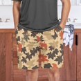 thumbnail image 7 of joogoo Mens Swim Trunks Autumn Fall Beach Shorts Drawstring Elastic Waist Swimwear Bathing Suits L, 7 of 7