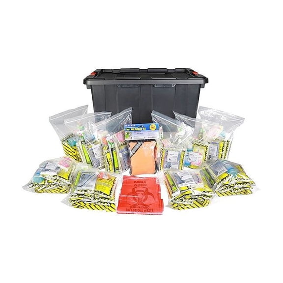 Ready America 10-Person 3-Day Kit In 12-Gallon Tote