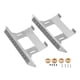 thumbnail image 2 of Pedal lateral de metal RC coche de escalada aleación de aluminio reemplazo de pedal para Axial SCX10IISilver, 2 of 8