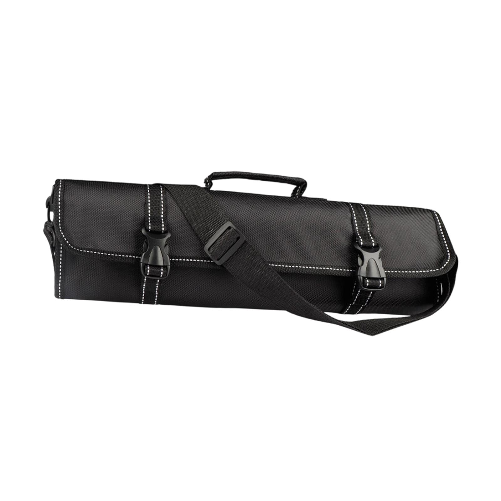 Fiocias Chef Tools Storage Bag Roll Bag Cooking Gadgets Storage Case Sturdy Multipurpose