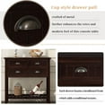 thumbnail image 4 of Console Table,Wood Slim Small Entryway Sofa Table with 4 Drawers and Bottom Shelf for Living Room Hallway, Easy Assembly (Espresso), 4 of 7