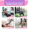 thumbnail image 4 of Fabric Resistance Bands for Working Out, 5 Levels Booty Bands for Women Men, Cloth Workout Bands Resistance Loop Exercise Bands for Legs Butt at Home Fitness, Yoga, Pilates, 4 of 8