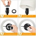 thumbnail image 5 of Set of 2 Bedside Lamps with Dual USB & Outlet- USB Lamps with Pull Chain Switch, 5 of 8