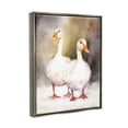 thumbnail image 4 of Stupell Industries Two White Ducks in Snow Animals & Insects Painting Gray Floater Framed Canvas Art Print Wall Art, 25 x 31, 4 of 10