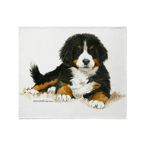 CafePress - Bernese Mountain Dog - Soft Fleece Throw Blanket, 50"x60" for All Ages