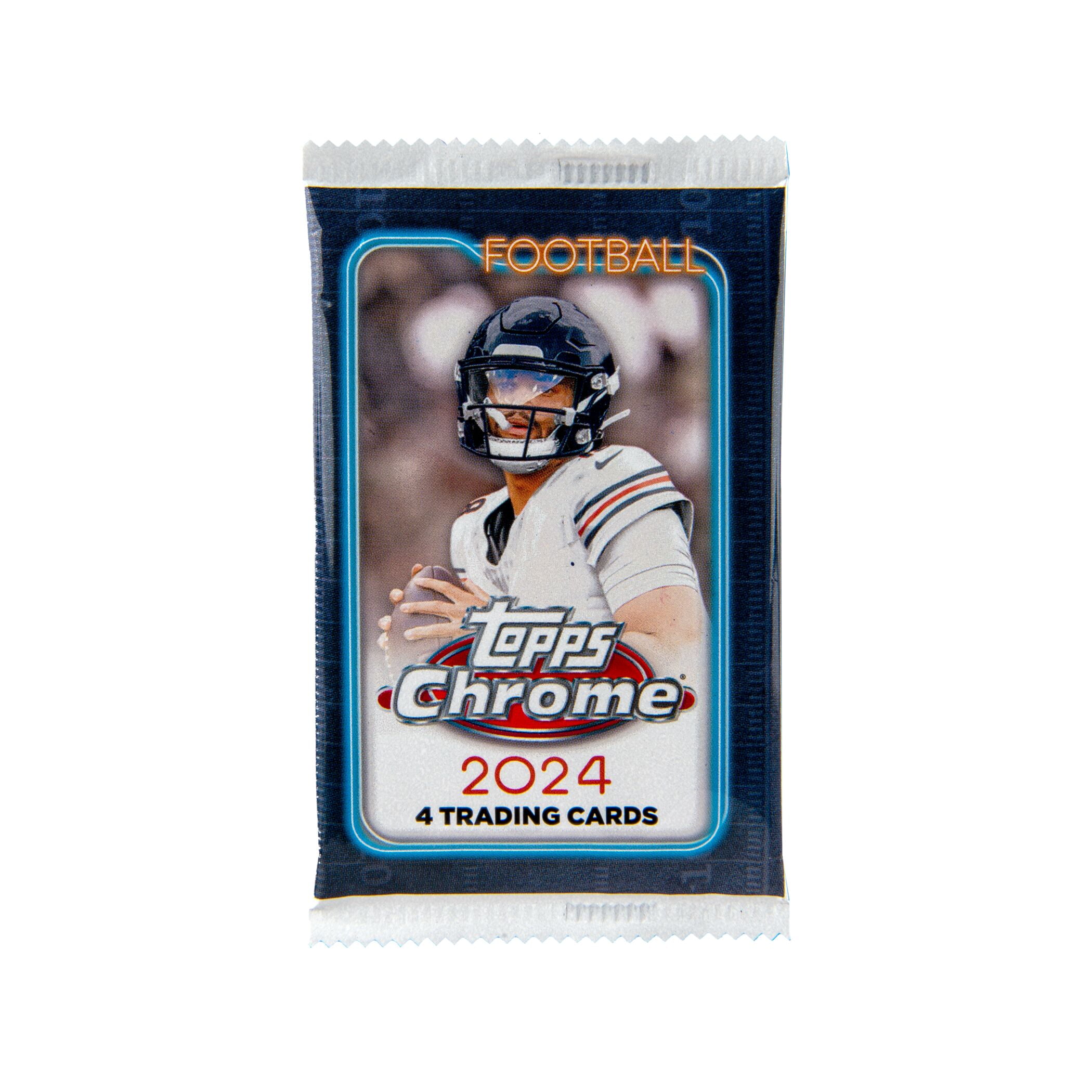 2024 Topps Chrome Football Trading Cards Value Box