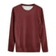 thumbnail image 5 of Tops Henley para mujer,Sudadera con capucha de lactancia para mujer, manga larga con cremallera, mezcla de poliéster, cuello redondo informal para uso doméstico, sopatenor, 5 of 8
