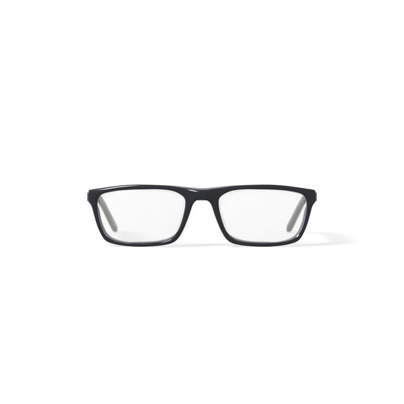 Adolfo Youth Champion Square Prescription Eyeglasses with Case, Black