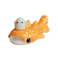 thumbnail image 2 of Figura de ballena y tiburón hecha a mano | Decoración de escritorio de arcilla polimérica de 5 cm | Sirve también como portabolígrafos o pinceles | Acabado de resina esmaltada, 2 of 6