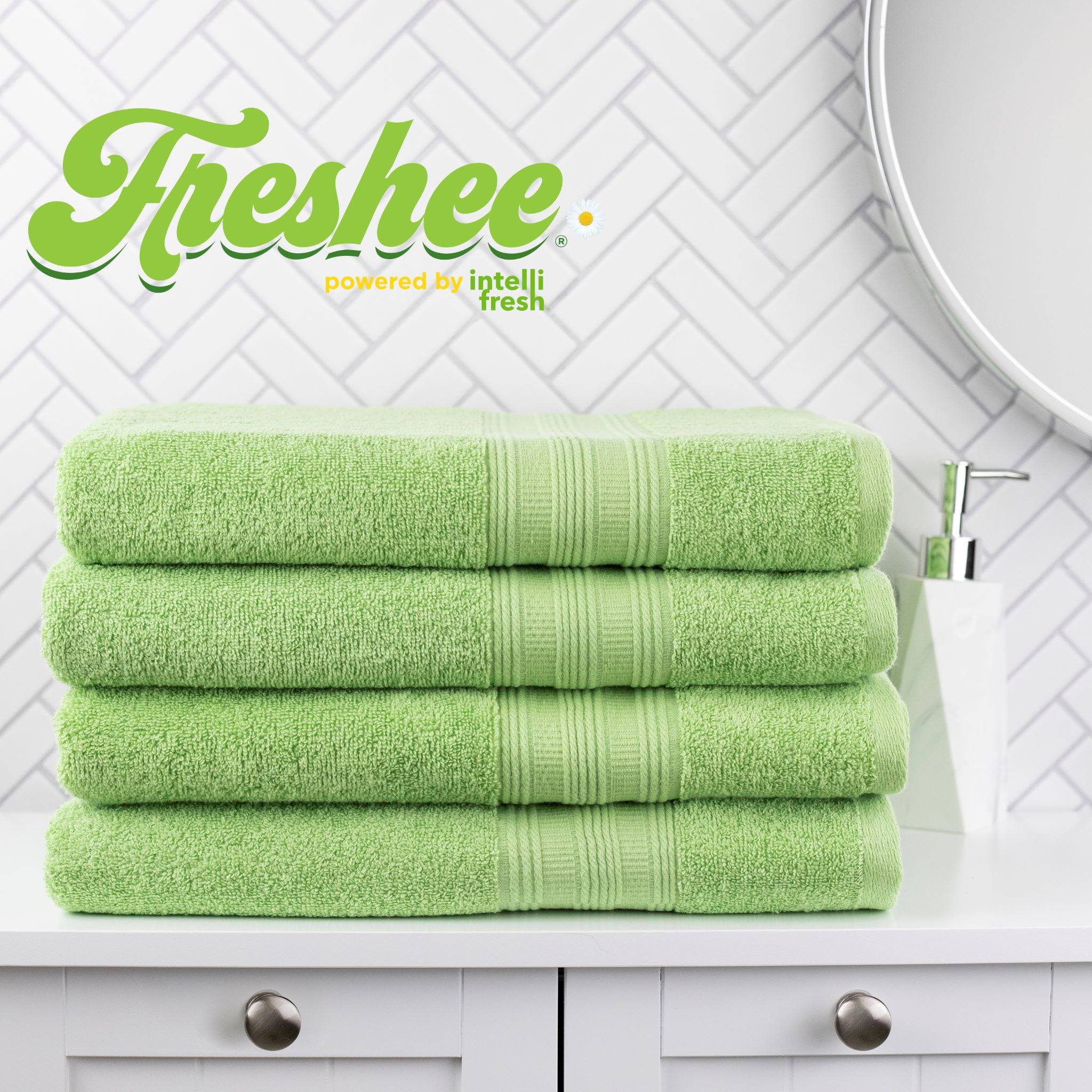 4 Piece Bath Towel Set Freshee