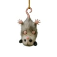 thumbnail image 2 of 1Pcs Creepy Cute Animal Christmas Ornaments, Hanging Woodland Creature Pendants, Gothic Whimsical Tree Decor, Stacked Critter Hanging Charms, Realistic Opossum Design Novelty Hangings, 2 of 5
