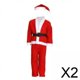 thumbnail image 1 of 2x Conjunto De Disfraz De Papá Noel Para Niños, Traje De Navidad Para Festival, Carnaval, Año Nuevo, Niño De 4 A 6 Años, 1 of 8