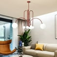 thumbnail image 2 of Arturesthome French Art Deco Pendant Lights Minimalist Living Room Glass Chandelier, 2 of 16