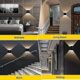 thumbnail image 4 of 70% Off -70% Off -2pack Led Wall Light Indoor Up Down Wall Sconce Black Wall Lamp Modern 6w Aluminum Lighting For Living Room Bedroom Bathroom Kitchen, 4 of 5