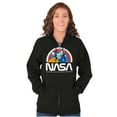 thumbnail image 4 of NASA Vintage Retro Space Shuttle Zip Up Hoodie Men's Women's Brisco Brands S, 4 of 6