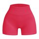 thumbnail image 4 of Pantalones cortos de entrenamiento sin costuras y acanalados para mujer: cintura alta, elásticos para yoga/gimnasio, talla real, tallas asiáticas, lavado a mano en frío., 4 of 4
