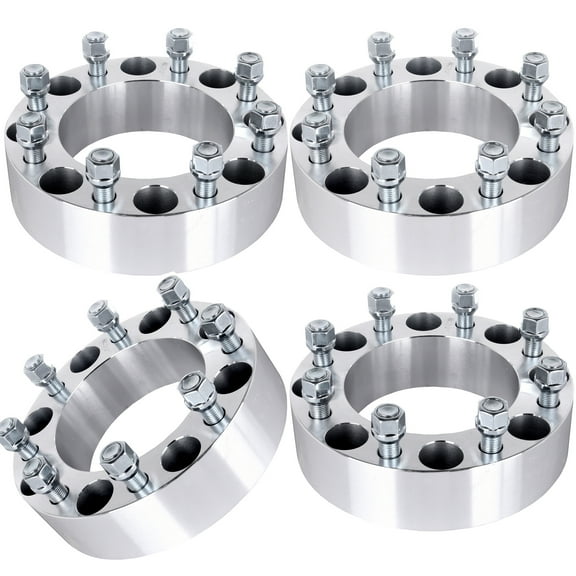ECCPP 8 Lug Wheel Spacers 8x170mm 4X 2 8x170 to 8x170 Fits for Ford F250 F350 Super Duty Excursion Truck 14x1.5 Studs
