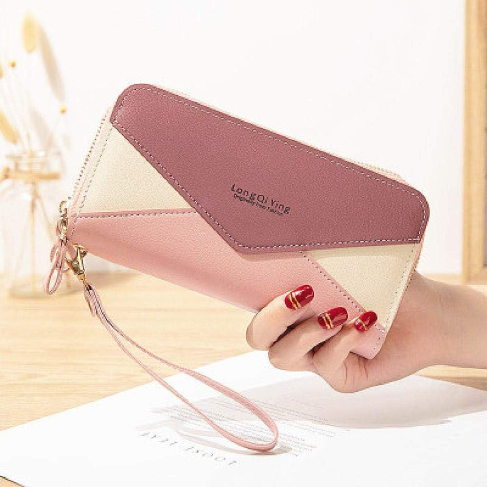 ORUYROP Phone Purses Women Wallets Big Female Purse Leather Retro Ladies Long Woman Wallets Card Clutch Double Zipper 3