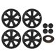 thumbnail image 2 of Hubcap de Rueda de 19 Pulgadas, Protector de Llanta de Rueda 4pcs de Protección TOTera para el Modelo y 2021 A 2024, 2 of 7