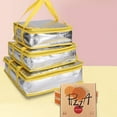 thumbnail image 6 of Portable Drink Storage Food Thermal Delivery Carrier Pizza Delivery Bag Cooler Bag Ice Pack Insulation Bag, 6 of 10