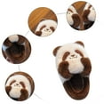 thumbnail image 4 of Gvdentm Slippers Girls Big Kids Slippers for Boys Girls Winter Warm Cute Dog House Shoes Fuzzy Fun Cartoon Indoor Bedroom Footwear(Brown,1), 4 of 5