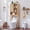 Natural-abbatre, variant on LELELINKY Over The Toilet Storage Cabinet with Rattan Sliding Door, 68" Tall Wood Bathroom Organizer with Adjustable Shelf for Small Spaces, Walnut