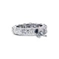 thumbnail image 2 of 4ct HUGE Real Diamond Eternity Ring Setting Mount, 2 of 3