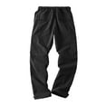 thumbnail image 3 of Chiccall Mens Thick Fleece Lined Cargo Pants Thermal Outdoor Hiking Pants Elastic Waist Work Trousers with Multiple Pockets, 3 of 7