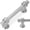 Brushed Satin Nickel-3'' Hole Center(76mm)-10, variant on Brushed Brass Knob 10 Pack Cabinet & Furniture Pulls
