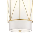 thumbnail image 3 of 1 Light Pendant With Transitional Inspirations 18.25 Inches Tall By 12 Inches Wide-Classic Gold Finish    -Traditional Installation Kichler Lighting, 3 of 4