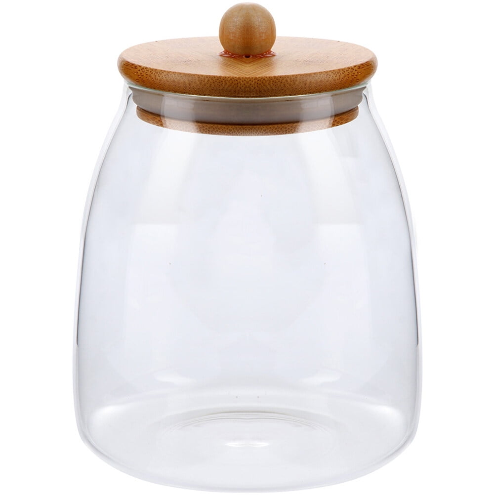 Flour And Sugar Containers Glass Food Storage Container Flour Storage Jar Sugar Container With