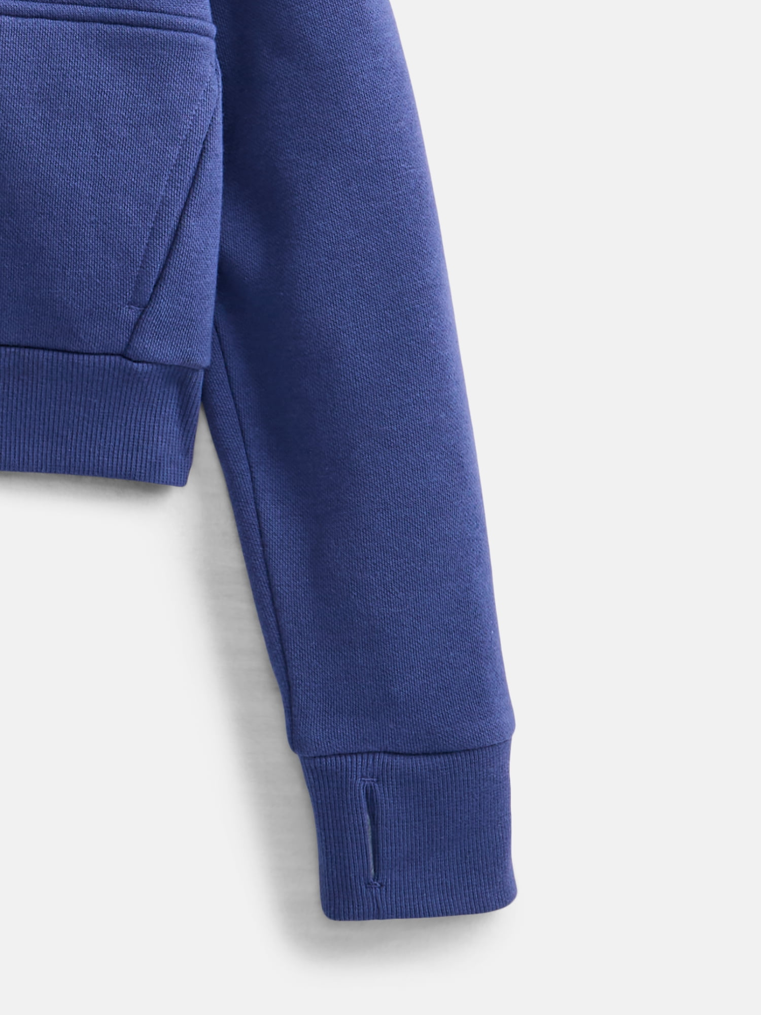 Athletic Works Girls Fleece Sweatshirt and Barrel Leg Pants, 2 Piece, Sizes 4-18 & Plus