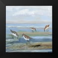 thumbnail image 2 of Swatland, Sally 12x12 Black Modern Framed Museum Art Print Titled - Seabird Beach III, 2 of 5