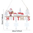 thumbnail image 2 of Festive Holiday Welcome Greeting Sign With Sleigh Design For Seasonal Front Door Porch And Entryway, 2 of 5