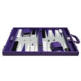 thumbnail image 6 of Silverman & Co. 16-inch Premium Backgammon Set - Medium - Purple, 6 of 12