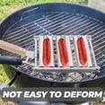 thumbnail image 1 of CATIEBYE Hot Dog Roller Rack Grilling Tool For Outdoor Camping Bbq Lightweight Portable Sausage Rolling Grill Accessory, 1 of 8