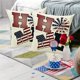 thumbnail image 4 of Fundas de cojín del 4 de julio con diseño de bandera patriótica y estrellas, decoración para sofá, dormitorio y hogar., 4 of 6
