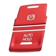 thumbnail image 1 of Unique Bargains 3 Pcs Center Console Electronic Handbrake Switch Button Cover for VW Arteon CC 19-23 Aluminum Alloy Red, 1 of 7